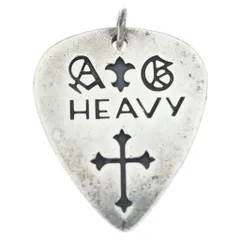 A&G (エーアンドジー) HEAVY PICK ヘビーピック フレア ネックレストップ シルバーのサムネイル