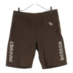CHROME HEARTS (クロムハーツ) SLO RIDE ロゴ刺繍スウェットハーフパンツのサムネイル