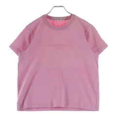 ALEXANDER WANG (アレキサンダーワン) S/S T-Shirt エンボスロゴ 半袖Tシャツ ピンク レディースのサムネイル