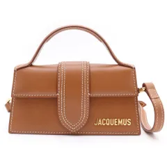 JACQUEMUS (ジャックムス) LE BAMBINO ル バンビーノ ロゴ レザー 2WAY ハンド ショルダーバッグ ゴールド金具 ブラウン 213BA006-3072811のサムネイル