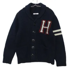 HOLLYWOOD RANCH MARKET ハリウッドランチマーケット セーター カウチン ニット カーディガン アウター ネイビー M メンズ 【中古】のサムネイル