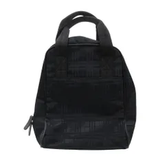 BURBERRY バーバリー GOLF ゴルフ トートバッグ シャドーチェック柄 ハンドバッグ ナイロン レザー ロゴプレート ブラック メンズ 【中古】のサムネイル