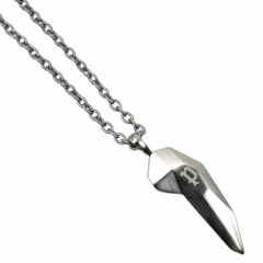POLICE ポリス 弾丸モチーフ ネックレス シルバー ブラック カーボン調