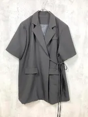 SELECT MOCA セレクトモカ ボックスシルエット カシュクールテーラード ジャケット sizeF/黒 ■◆ レディースのサムネイル