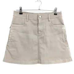 【美品】ジャックバニー スカート ベージュ ストレッチ 内側インナーパンツ レディース 1(M) ゴルフウェア Jack Bunny