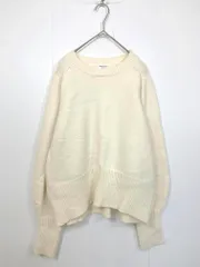 OPAQUE.CLIP オペークドットクリップ もちもちクルーネックミドルゲージ ニット セーター sizeL/アイボリー ■◇ レディースのサムネイル