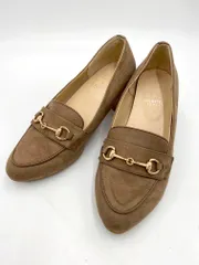 ROPE' PICNIC PASSAGE byHARUTA ロペピクニック ハルタ ビット付きヒールアップ ローファー シューズ size23/茶  ■◇ レディースのサムネイル