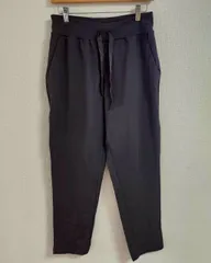 【美品】ミズノ MIZUNO レディース テーパードパンツ ストレッチ イージーパンツ グレー Lのサムネイル