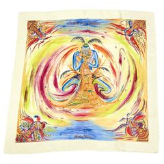 極美品 HERMES エルメス Les Cheyennes シャイアン族 カレ90 シルク