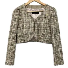 TO BE CHIC(トゥービーシック) ジャケット サイズ40 M レディース美品  - ベージュ×黒×マルチのサムネイル