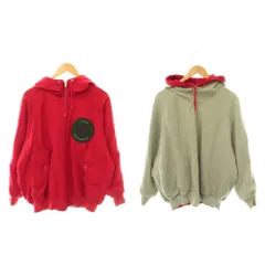 イッセイミヤケ ISSEY MIYAKE スポーツ 80s ヴィンテージリバーシブルジャケット ジップアップ フード 9 グレー ブラック レッド /DO ■OSのサムネイル
