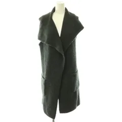 フォクシー FOXEY Knit Gilet Nuage ニットロングジレ ベスト フード カシミヤ混 グレー 42970 /DO ■OSのサムネイル