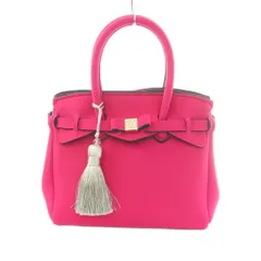 セーブマイバッグ SAVE MY BAG ハンドバッグ リボン装飾 ショッキングピンク /MI ■OSのサムネイル