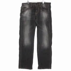ERMANNO SCERVINO エルマンノ シェルヴィーノ デニムパンツ ジーンズ ボトムス オレンジステッチ ブラック 50 メンズ 【中古】のサムネイル