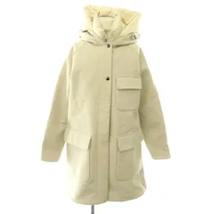 ウールリッチ WOOLRICH SIDELINE 2in1ダウンフードコート アウター MANTECO社ウール生地使用 ダウンライナー付き S グレージュ アイボリー /CX ■OSのサムネイル