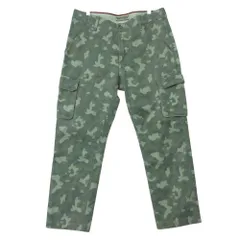 JACOB COHEN ヤコブコーエン パンツ カモフラ カーゴ 迷彩 総柄 ミリタリーライク テーパード グリーン系 31 メンズ 【中古】のサムネイル
