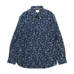 LANVIN en Bleu ランバンオンブルー 長袖シャツ マルチツール ポケットナイフ柄 シャツ ネイビー 52【XL】 メンズ 【中古】のサムネイル