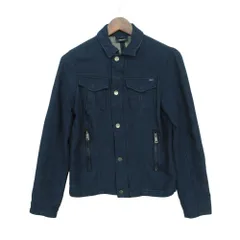ARMANI JEANS アルマーニ・ジーンズ ブルゾン スウェット デニムジャケット アウター 濃いインディゴ XS メンズ 【中古】のサムネイル