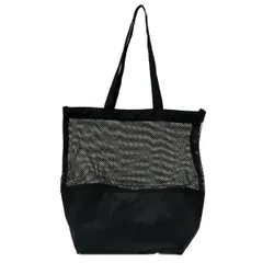 DEUXIEME CLASSE(ドゥーズィエム) トートバッグ - 黒 メッシュのサムネイル