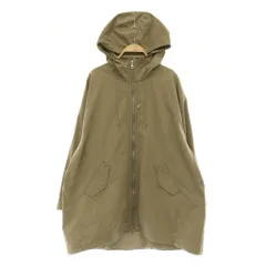 スローブ イエナ SLOBE IENA  21SS T/Cツィルフードブルゾン ジャケット ジップアップ オーバーサイズ 38 ベージュ /MY ■OSのサムネイル