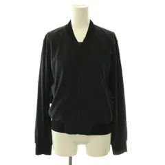 ソブ sov. ダブスタ 25AW バックフリルショートブルゾン ジャケット 38 ネイビー ブラック /CX ■OSのサムネイル