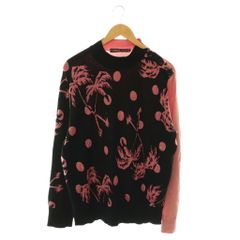 サカイ ×サンサーフ ジャガードニット セーター プルオーバー 3 ピンク 黒 サカイ sacai ×サンサーフ SUN SURF ジャガードニット セーター プル