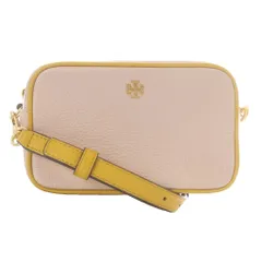 トリーバーチ TORY BURCH ブレイク カラーブロック ミニ カメラバッグ ショルダーバッグ レザー ピンク オレンジのサムネイル