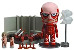 【中古】「非常に良い」進撃の巨人 ねんどろいど 超大型巨人 & 進撃のプレイセット (ノンスケール ABS&PVC塗装済み可動フィギュア)