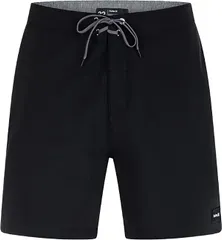 ハーレー メンズ ボトムス ハーフパンツ・ショーツ ショートパンツ Hurley Mens PhantomEcone And Only Solid 18 Boardshorts Black ブラックのサムネイル