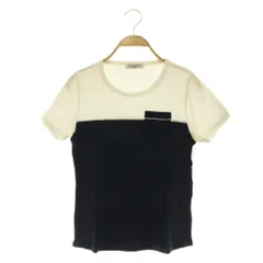 オールドイングランド OLD ENGLAND ツートンカラーTシャツ 半袖 胸ポケット ストレッチ 36 ホワイト ネイビー /MY ■OSのサムネイル
