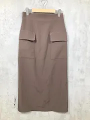 CLEARIMPRESSION クリアインプレッション ハイウエストカーゴナロー スカート sizeM/茶 ■■ レディースのサムネイル