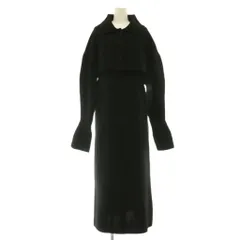 アダムエロペ Adam et Rope' ニットセットワンピース カーディガン ジャケット ボリュームスリーブ F ブラック /MY ■OS