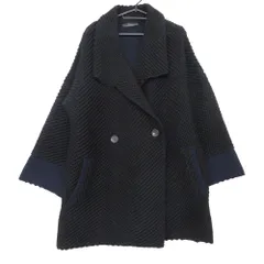 美品 ARTISAN アルチザン コート ダブル ジャケット ニット カーディガン 08-16IW30 ブラック 9【M】 レディース 【中古】のサムネイル