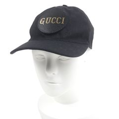 GUCCI グッチ ロゴ ベースボールキャップ ブラック I.2670 - メルカリ