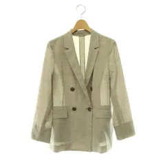 グリーンレーベルリラクシング ユナイテッドアローズ green label relaxing ジャケット テーラード ダブル 36 グレー /DO ■OSのサムネイル