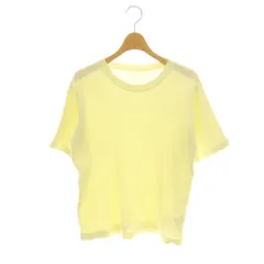 ビュルデサボン bulle de savon コットンTシャツ クルーネック 半袖 F ライトイエロー /HS ■OSのサムネイル