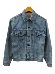Levi’s (リーバイス) デニムジャケット Gジャン 4th サークルRタブ 刻印52 USA製 70S 古着 ビンテージ サイズ表記消え ライトブルー メンズ/078