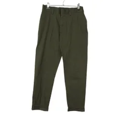 TOMORROWLAND トゥモローランド パンツ バックシャーリング スリム テーパード イージー オリーブ XS メンズ 【中古】のサムネイル