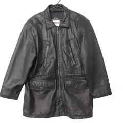 renoma レノマ レザー コート ジャケット 中綿入り アウター ブラック M レディース 【中古】のサムネイル