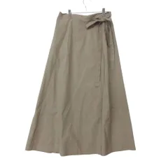 Engineered Garments エンジニアードガーメンツ スカート チェック柄 巻き ラップスカート ロング フレア Aライン ブラウン系 1【S】 レディース 【中古】のサムネイル
