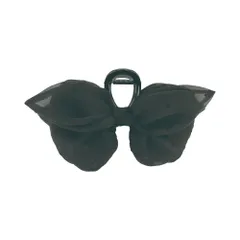 ヘアクリップ シアードットリボン HHC0582-BK（ブラック）のサムネイル