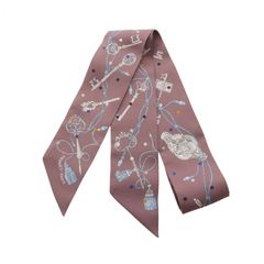 HERMES エルメス ツイリー HARNAIS DE COEUR リボン スカーフ - メルカリ