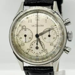 JAEGER-LECOULTRE ジャガー・ルクルト クロノグラフ バルジュー 72 シルバー 手巻き メンズ 希少 腕時計 稼働品のサムネイル
