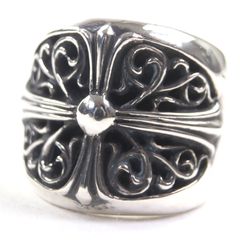 美品】CHROME HEARTS クラシックオーバルクロス リング 21号 - メルカリ