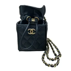 シャネル CHANEL マトラッセミニドローストリングバッグ 31番台 ブラック ラムスキン レディース その他バッグのサムネイル