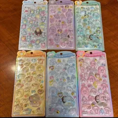 正規品　6枚セット正規品　６枚セット　 うるちゅるポップシール サンリオ ポチャッコ ポムポムプリン クロミ マイメロ シナモロール うるちゅる
