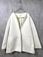 Plage プラージュ 22020922205030 定価33000円 スポンジクルーネック コート size38/白 ■■レディースのサムネイル