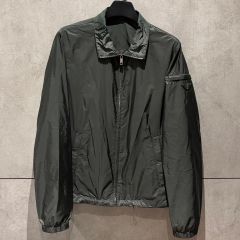 PRADA ナイロン×ウール ニットスリーブ ブルゾン50L 値下げしました