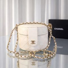 CHANEL ツイード ドローストリング 巾着 ハンドバッグ - メルカリ