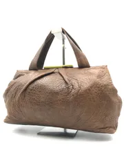 marni　マルニ　ハンドバッグ　がま口　レザー　ブラウン　2193のサムネイル